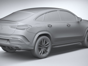 Mercedes-Benz GLE AMG-Line Coupe 2024 3D Model