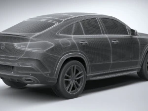 Mercedes-Benz GLE AMG-Line Coupe 2024 3D Model