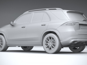 Mercedes-Benz GLE Basic 2024 3D Модель