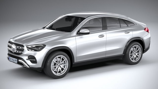 Mercedes-Benz GLE Coupe Basic 2024 Modelo 3D .c4d .max .obj .3ds .fbx .stl .blend 