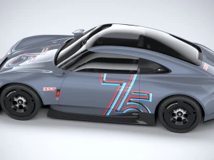 Porsche Vision 357 Concept 2023 3D Model