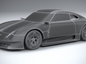 Porsche Vision 357 Concept 2023 3D Model