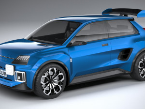Renault Alpine R5 2025 3D Model