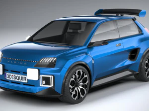 Renault Alpine R5 2025 3D Model