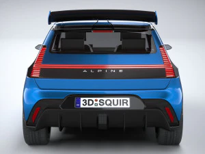 Renault Alpine R5 2025 3D Model
