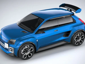 Renault Alpine R5 2025 3D Model