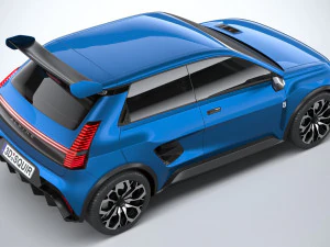 Renault Alpine R5 2025 3D Model