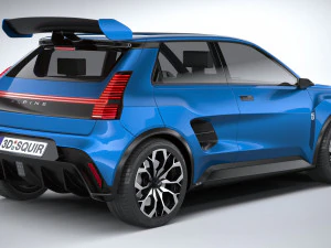Renault Alpine R5 2025 3D Model