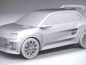 Renault Alpine R5 2025 3D Model