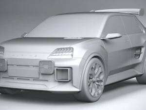 Renault Alpine R5 2025 3D Model