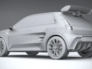 Renault Alpine R5 2025 3D Model