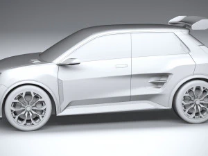 Renault Alpine R5 2025 3D Model