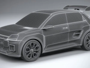 Renault Alpine R5 2025 3D Model