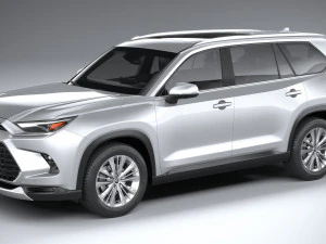 Toyota Grand Highlander 2024 3D Model