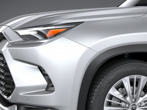 Toyota Grand Highlander 2024 3D 모델