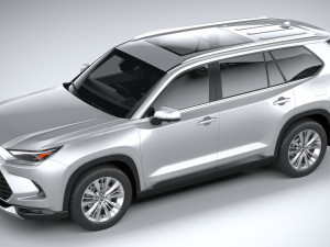 Toyota Grand Highlander 2024 3D 모델