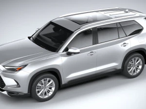 Toyota Grand Highlander 2024 3D Model