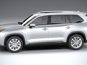 Toyota Grand Highlander 2024 3D 모델