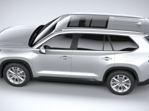 Toyota Grand Highlander 2024 3D 모델