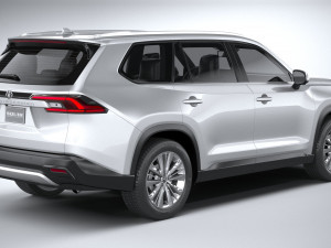 Toyota Grand Highlander 2024 3D 모델