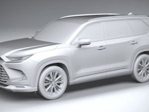 Toyota Grand Highlander 2024 3D 모델