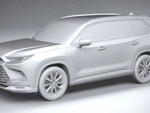 Toyota Grand Highlander 2024 3D Model