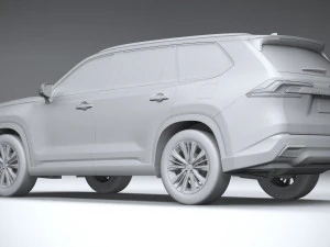 Toyota Grand Highlander 2024 3D Model