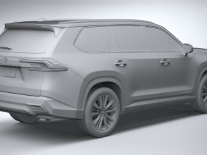 Toyota Grand Highlander 2024 3D 모델