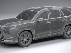 Toyota Grand Highlander 2024 3D 모델