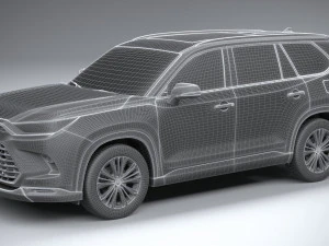 Toyota Grand Highlander 2024 3D Model