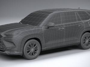 Toyota Grand Highlander 2024 3D 모델