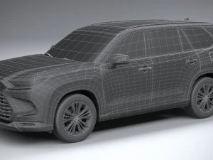 Toyota Grand Highlander 2024 3D Model