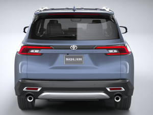 Toyota Grand Highlander Platinum 2024 3D Модель