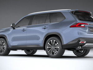 Toyota Grand Highlander Platinum 2024 3D Модель