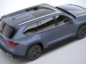Toyota Grand Highlander Platinum 2024 3D Модель