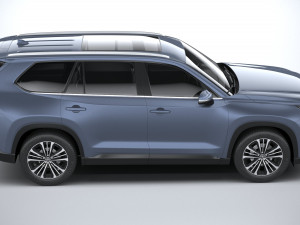 Toyota Grand Highlander Platinum 2024 3D Модель