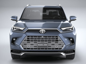 Toyota Grand Highlander Platinum 2024 3D Модель