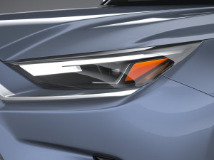Toyota Grand Highlander Platinum 2024 3D Модель