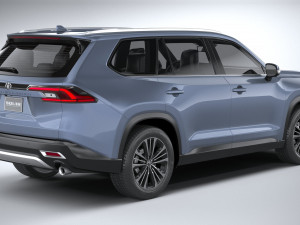 Toyota Grand Highlander Platinum 2024 3D Модель