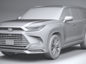 Toyota Grand Highlander Platinum 2024 3D Модель