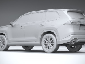 Toyota Grand Highlander Platinum 2024 3D Модель