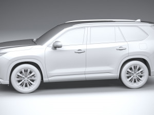 Toyota Grand Highlander Platinum 2024 3D Модель