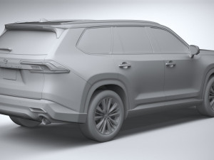 Toyota Grand Highlander Platinum 2024 3D Модель