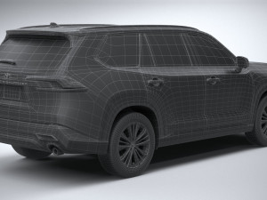 Toyota Grand Highlander Platinum 2024 3D Модель