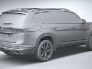 Volkswagen Atlas 2024 Modello 3D