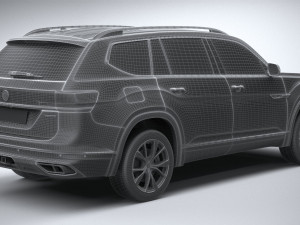Volkswagen Atlas 2024 Modello 3D