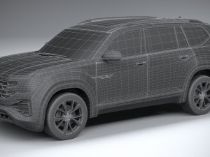 Volkswagen Atlas 2024 Modello 3D