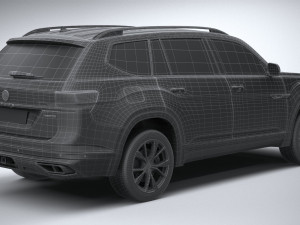 Volkswagen Atlas 2024 Modello 3D