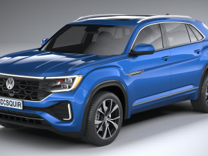 Volkswagen Atlas Cross Sport 2024 3D 模型