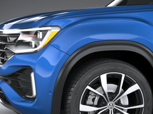 Volkswagen Atlas Cross Sport 2024 3D 模型